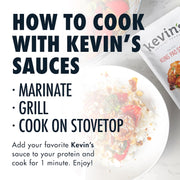 Kevin's Natural Foods Orange Sauce - Keto and Paleo Simmer Stir-Fry Sauce, Gluten Free, No Preservatives, Non-GMO - 3 Pack