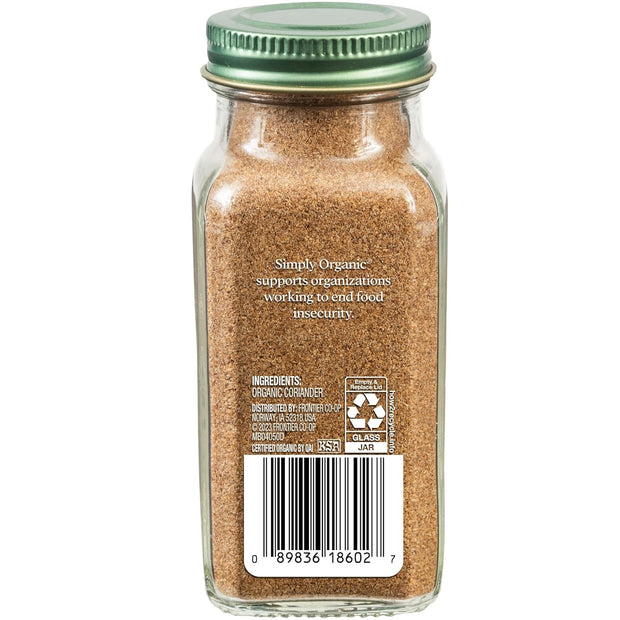 Simply Organic Ground Ginger Root, 1.64 Ounce, Non ETO, Non Irradiated, Non GMO, Complements Both Sweet & Savory Dishes