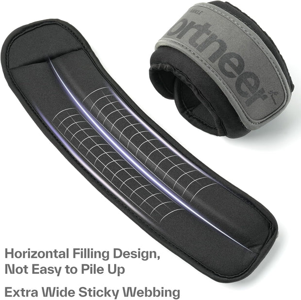 Sportneer Ankle Weights 0.5/1/2/3/5 LBS 1 Pair Wrist Leg Arm Weights for Women Men Kids Child with Adjustable Straps, Strength Weighted for Jogging Running Walking Fitness Gym Workout