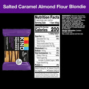 KIND Soft Baked Squares, Salted Caramel Almond Flour Blondie, Healthy Snack Bars, Gluten Free, 5g Protein, 6 Count