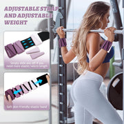 Wrist Weights for Women At Home Ankle Weights Set of 2 (1 lb /2 Lbs Each) Adjustable Weighted Wristbands Arm Leg Weights for Women Men Suitable for Walking Swimming Running Pilates Yoga Gym