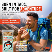 Taos Bakes - Variety Pack - Breakfast Bars - High Protein and High Fiber packed Granola Bars - Gluten Free & Non-GMO - Healthy Snacks for Adults & Kids – Trail Mix Bars - 12 Pack, 1.8oz ea
