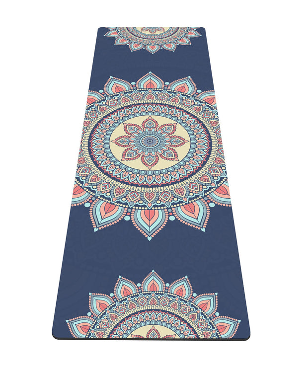 nuveti Yoga Mat Print Extra Thick TPE Non Slip Fitness Exercise Mat with Carrying Bag,72"x24" Extra Thick 6MM Exercise & Workout Mat for Yoga, Pilates Fitness and Floor Exercises