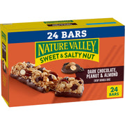 Nature Valley Sweet and Salty Nut Granola Bars, Dark Chocolate Peanut Almond, 15 Bars, 18 oz