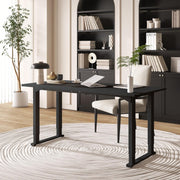 4 Legs Standing Desk, Large 79x31 Inches Electric Adjustable Height Desk with Splice Board, Stand Up Desk Home Office Computer Workstation, Black