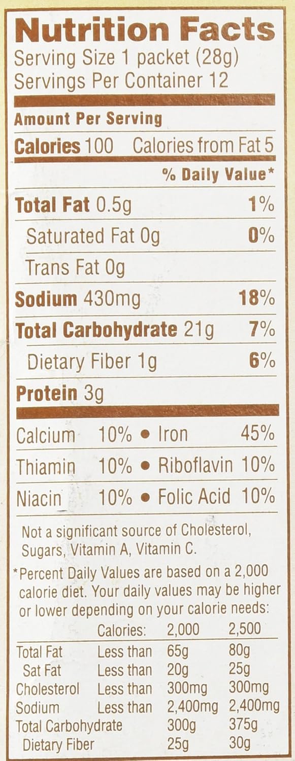 Quaker Country Bacon Flavor Instant Grits, 12 Count (Pack of 1)