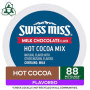 Swiss Miss Milk Chocolate Hot Cocoa, Single-Serve Keurig K-Cup Pods, Hot Chocolate, 44 Count