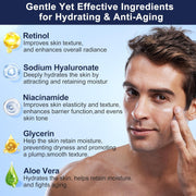 Skin Care for Men,Professional Hydrating,Firming,Anti-Aging & Wrinkle Mens Facial Skin Care Routine Kit Set,Christmas Valentines Fathers Birthday Gifts for Men Him Dad Father Boyfriend Husband