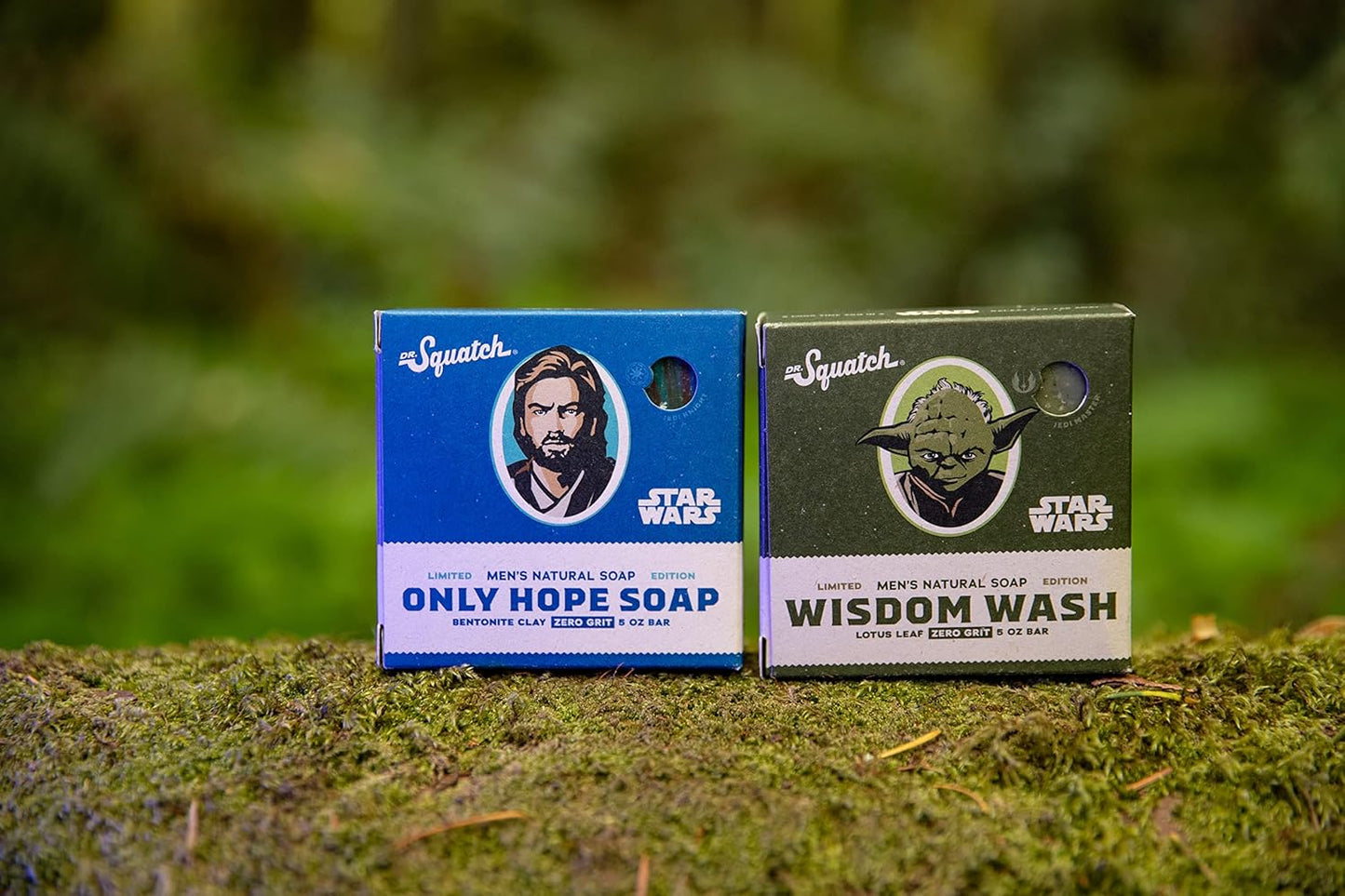 Dr. Squatch Star Wars Soap Collection - Men’s Natural 4 Pack Bundle - Star Wars Soap for Men
