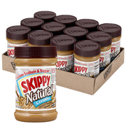Skippy Natural Peanut Butter, 1/3 Less Soxium and Sugar, 15 oz