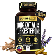Turkesterone & Ecdysterone – Natural Testosterone Support, 2-in-1 High Potency Turkesterone Supplement for Men & Women with 95% Beta Ecdysterone - Made in USA & 3rd Party Tested - 180 Capsules