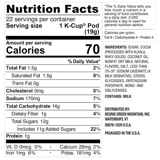 Swiss Miss Milk Chocolate Hot Cocoa, Single-Serve Keurig K-Cup Pods, Hot Chocolate, 44 Count