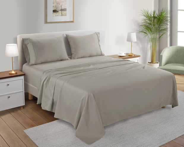 100% Egyptian Cotton Sheets King Size Sheets Set with Fully Elasticated Fitted Sheet & Pillowcase sets, 800 TC Hotel Collection Deep Pocket King Sheet Set, No Pill Soft Breathable Luxury White Bedding