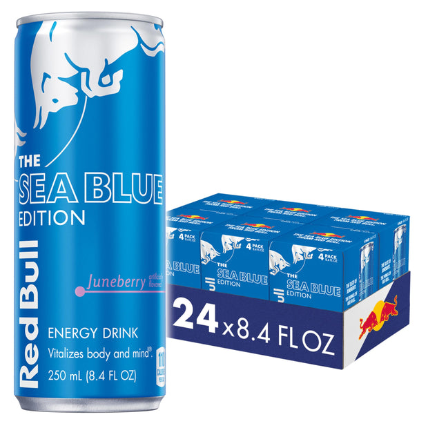 Red Bull Yellow Edition Energy Drink, Tropical, with 80mg Caffeine plus Taurine & B Vitamins, 8.4 Fl Oz, 6 Packs of 4 Cans (Pack of 24)