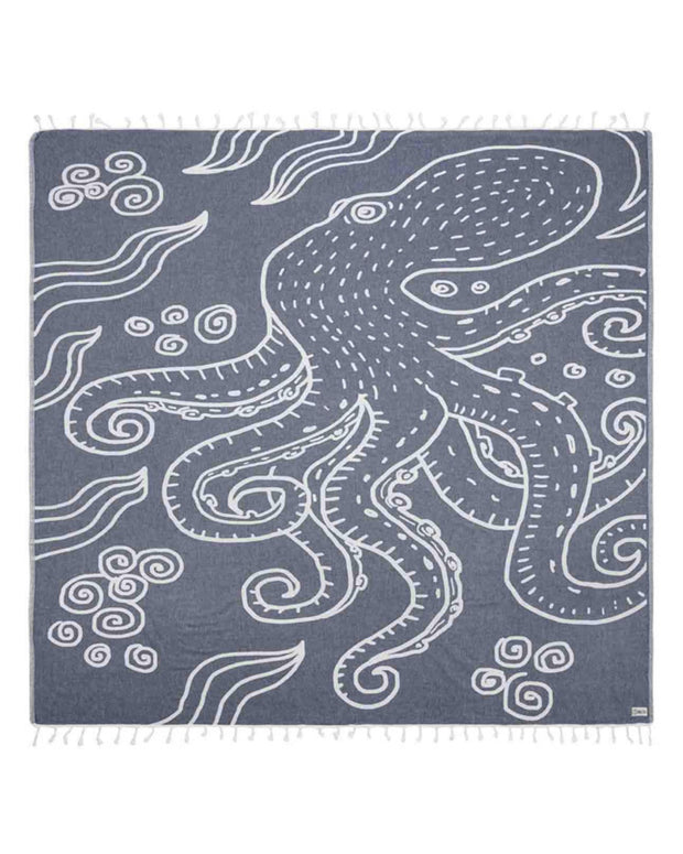 Sand Cloud Turkish Beach Towel - Sand Free - 100% Organic Turkish Cotton Yarn - Quick Dry Towel for Beach, Picnic, Blanket or Bath Towel - As Seen on Shark Tank - Marine Life (Whale Shark)
