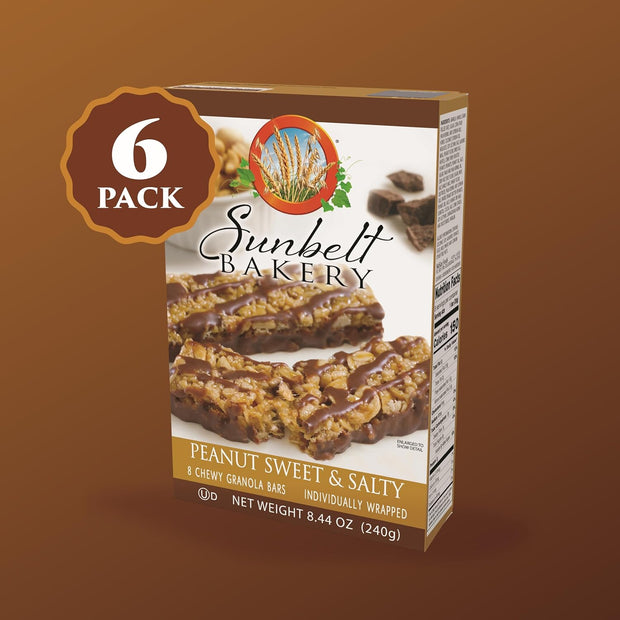 Sunbelt Bakery Peanut Sweet & Salty Chewy Granola Bars, 48-1.0 OZ Bars