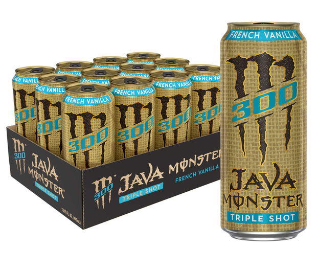 Java Monster Irish Creme, Coffee + Energy Drink, 15 Ounce (Pack of 12)