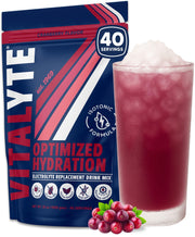 Vitalyte Electrolyte Powder Drink Mix, Isotonic Electrolyte Hydration Mix, Gluten Free Post Workout Powder Mix, Pack of 1, 35 oz., Cranberry Frost Flavor