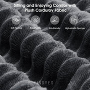 KINGYES Modular Sectional Sofa, 107'' Cloud Couch for Living Room, L Shaped Modern Sectional Sofa with Chaise for Bedroom, Grey