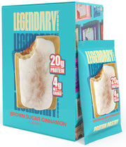 Legendary Foods 22g Protein Pastry - 0g Added Sugar, Low Carb and Gluten Free Keto Snack, Diabetic Friendly High Nutrient Alternative – 8x Double Chocolate Bars