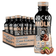 Jocko Fuel Mölk RTD Protein Shakes Bundle - Vanilla & Sweet Cream Coffee (Pack of 24)
