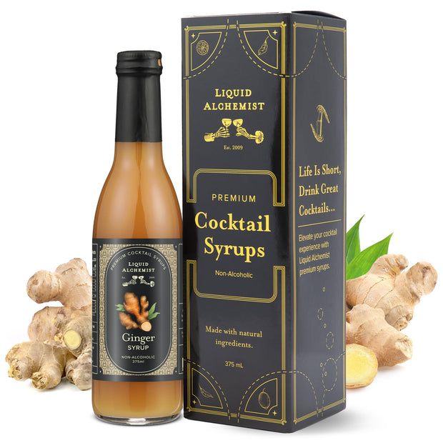 Liquid Alchemist Raspberry Syrup for Drinks - Real Ingredients Make our Raspberry Puree for Drinks the Perfect Drink Mixer - Our Cocktail Syrup is Non-GMO & Vegan (25.4 oz)