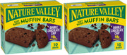 Nature Valley Soft Baked Muffin Bars, Blueberry, Snack Bars, 10 Bars, 12.4 oz