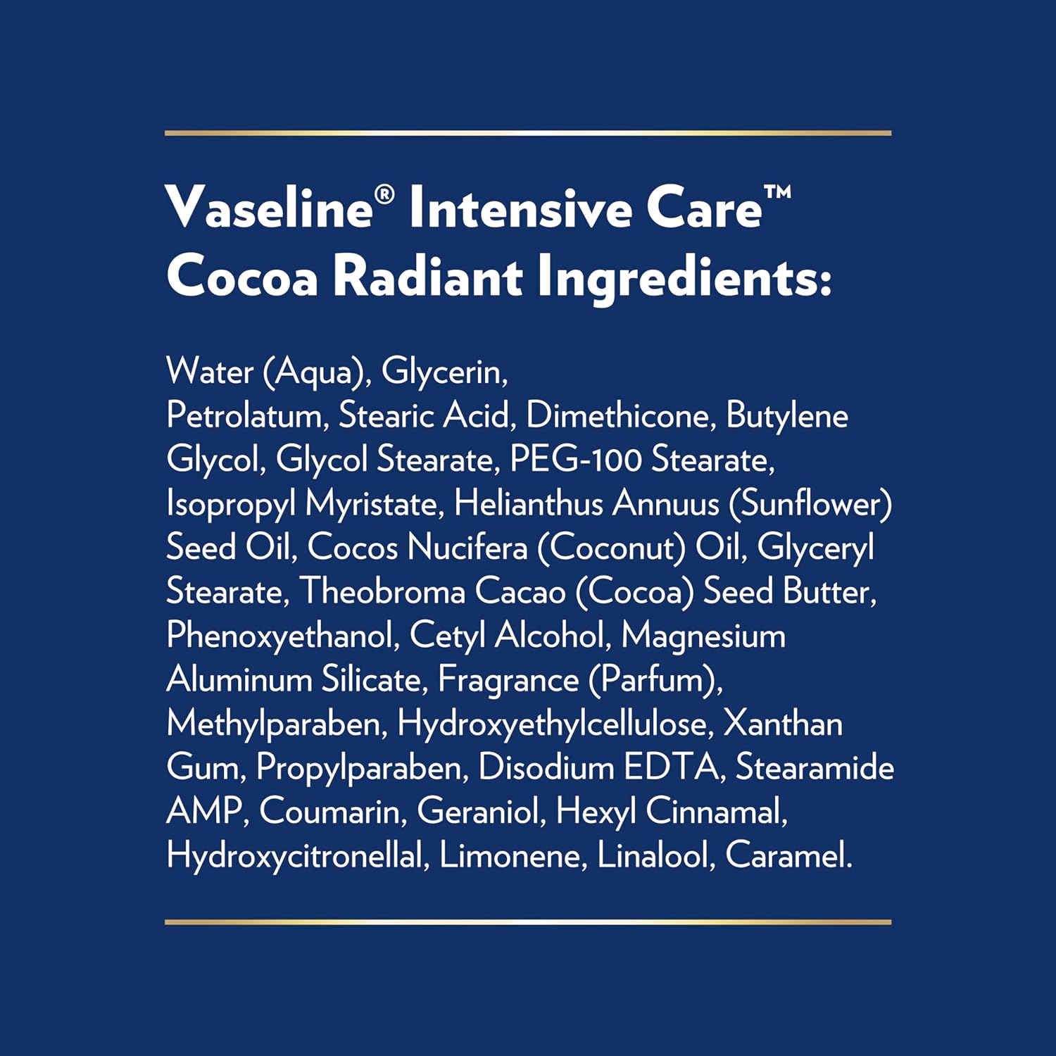 Vaseline Intensive Care Body Lotion Cocoa Radiant 3 count for Dry Skin Lotion Made with Ultra-Hydrating Lipids and Pure Cocoa Butter for a Long-Lasting, Radiant Glow 20.3 Oz