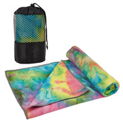 Yoga Towels, Non Slip Hot Yoga Mat Towel with Grip Dots,Super-Absorbent Soft Microfiber Yoga Blanket for Pilates, Fitness and Workout 72inch x 24inch