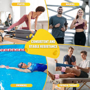 Wrist Ankle Weights Bangles 4lb/2lb for Women, Adjustable Silicone Pilates Weights Bracelet, Heavy Duty Fasteners Wearable Arm & Leg Weights for Yoga, Pilates, Barre, Walking and Gym (Set of 2)