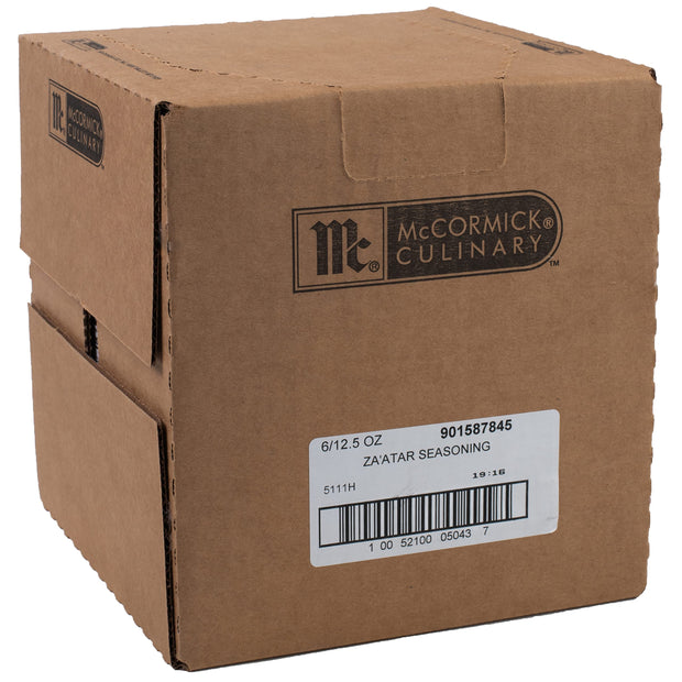 McCormick Culinary Za'atar Seasoning, 12.5 oz - One 12.5 Ounce Container of Zaatar Seasoning Blend, Adds Middle Eastern Flavor to Beef, Chicken, Lamb, Hummus, Roasted Vegetables, and More
