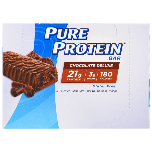 Pure Protein Galactic Brownie Bars - 12 Count Box | 20g High Protein, Gluten-Free, On-the-Go Snack | Ideal Pre & Post-Workout Fuel | Low Sugar, Great Taste!