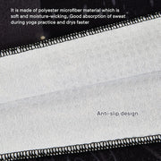 Yoga Towels, Non Slip Hot Yoga Mat Towel with Grip Dots,Super-Absorbent Soft Microfiber Yoga Blanket for Pilates, Fitness and Workout 72inch x 24inch