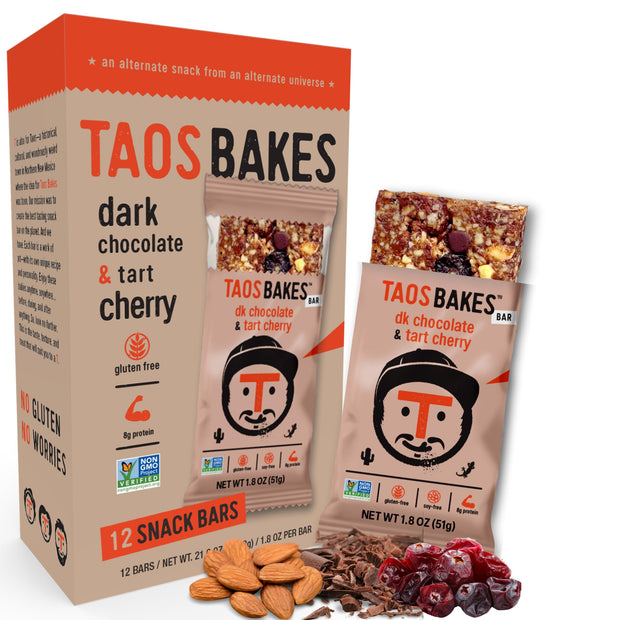 Taos Bakes - Variety Pack - Breakfast Bars - High Protein and High Fiber packed Granola Bars - Gluten Free & Non-GMO - Healthy Snacks for Adults & Kids – Trail Mix Bars - 12 Pack, 1.8oz ea
