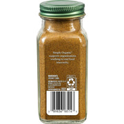 Simply Organic Ground Ginger Root, 1.64 Ounce, Non ETO, Non Irradiated, Non GMO, Complements Both Sweet & Savory Dishes