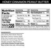 RXBAR Nut Butter and Oat Protein Bars, Protein Snacks, Snack Bars, Honey Cinnamon Peanut Butter, 9.7oz Box (5 Count)
