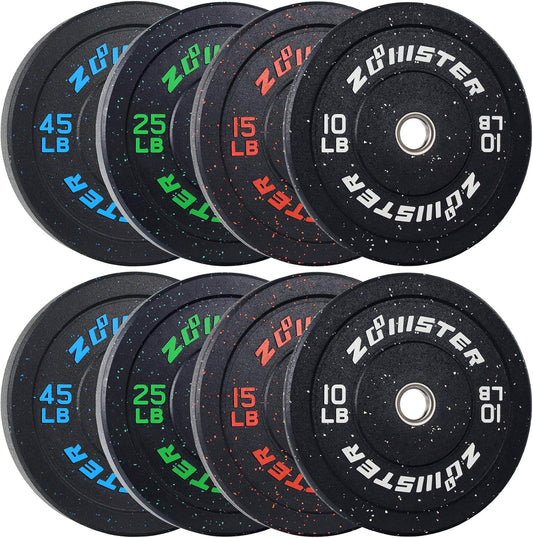 Bumper Plate Olympic Weight Plate High Bounce Bumper Weight Plate with Steel Insert Strength Training Weight Lifting Plate