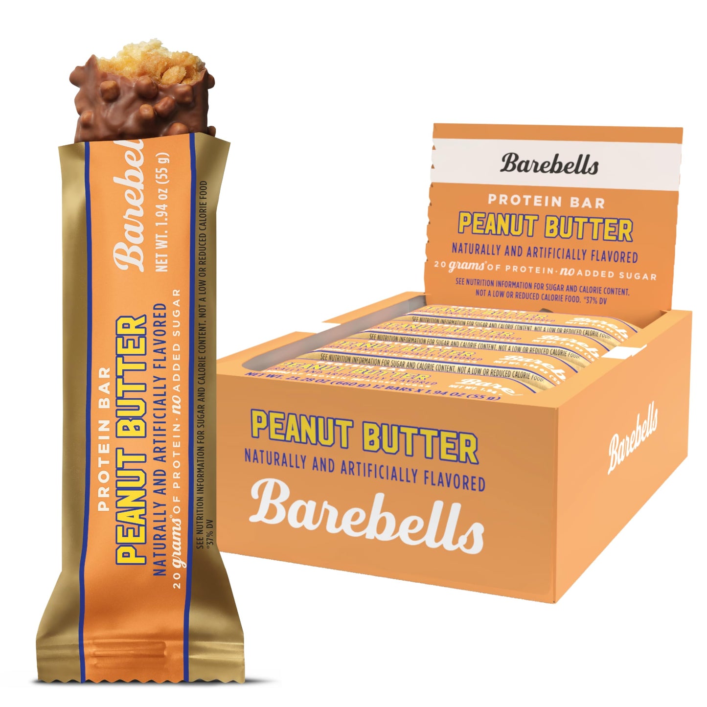 Barebells Protein Bars Variety Pack - 12 Count, 1.9oz Bars - Protein Snacks with 20g of High Protein - Chocolate Protein Bar with 1g of Total Sugars - Perfect on The Go Protein Snack & Breakfast Bars