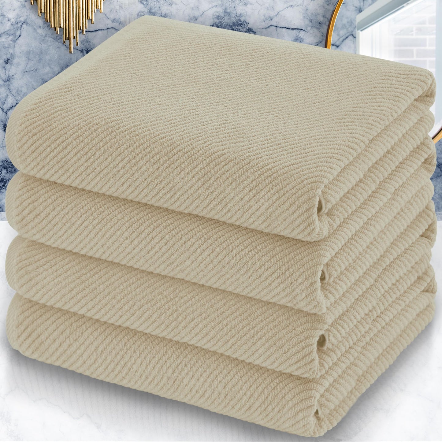 VOOVA & MOVAS Burgundy Towel Set - 100% Cotton | Lightweight | Soft | Quick Dry, 6 Piece Towel Set,2 Large Bath 30"x56", 2 Hand 18"x28", 2 Washcloths 13"x13", Towels Gift Set, Red Towels