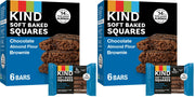 KIND Soft Baked Squares, Salted Caramel Almond Flour Blondie, Healthy Snack Bars, Gluten Free, 5g Protein, 6 Count