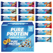 Pure Protein Galactic Brownie Bars - 12 Count Box | 20g High Protein, Gluten-Free, On-the-Go Snack | Ideal Pre & Post-Workout Fuel | Low Sugar, Great Taste!