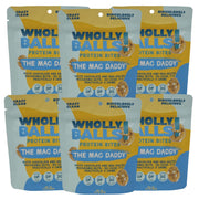 Wholly Balls Protein Bites – Healthy Plant-Based Snack – High Protein, Low Sugar, Gluten-Free Energy Balls (Pack of 6, Sampler Pack)