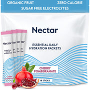 Nectar Hydration Packets - Electrolytes Powder Packets - Sugar Free & 0 Calorie - Organic Fruit Liquid Daily IV Hydrate Packets for Dehydration Relief and Rehydration (Variety 30 Pack)