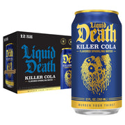 Liquid Death, Severed Lime, Lime-Flavored Sparkling Water, 12-Pack (12oz Cans), Low Calorie & No Artificial Sweeteners