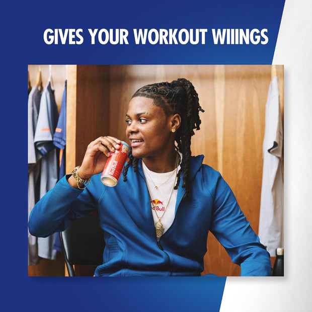 Red Bull Red Edition Sugar Free Energy Drink, Watermelon, with 80mg Caffeine plus Taurine & B Vitamins, 8.4 Fl Oz, 6 Packs of 4 Cans (Pack of 24)