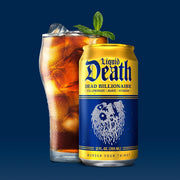 Liquid Death, Dead Billionaire Iced Tea, 12-Pack (12 oz Cans), Half Lemonade Half Black Tea, Low Calorie, No Artificial Sweeteners, B12 & B6 Vitamins