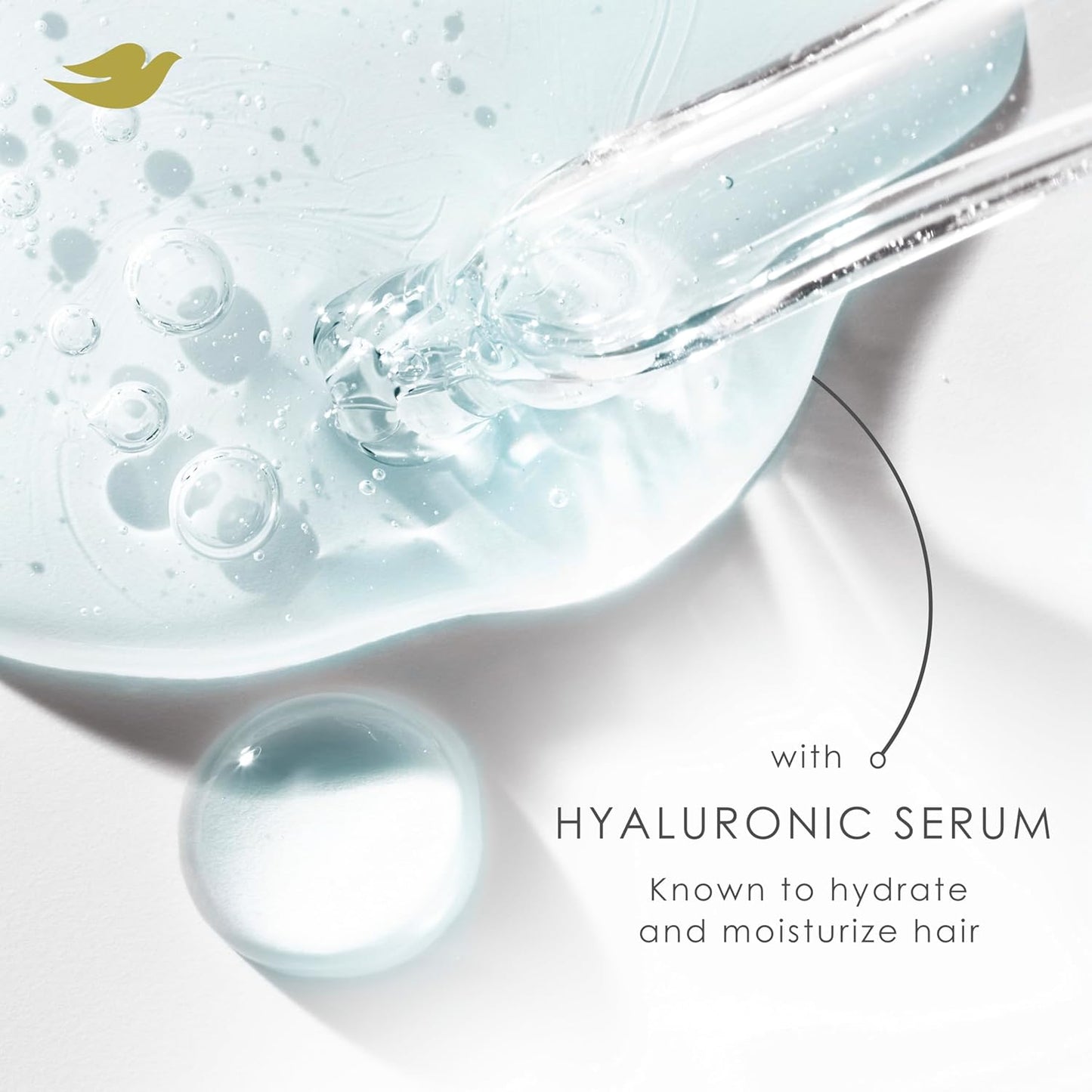 Dove Hair Hyaluronic Moisture for Dry Hair 10-in-1 Hydrating Hair Mask with Bio-Protein Care Technology and Hyaluronic Serum 9.2 Fl Oz