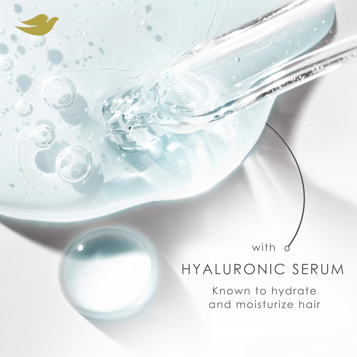 Dove Hair Hyaluronic Moisture for Dry Hair 10-in-1 Hydrating Hair Mask with Bio-Protein Care Technology and Hyaluronic Serum 9.2 Fl Oz