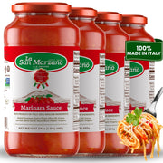 La San Marzano Marinara Sauce, 24 oz, Pasta Sauce Made in Italy, All Purpose Tomato Premium Quality, All Natural, Mediterranean Diet, Non GMO, Vegan, Gluten Free