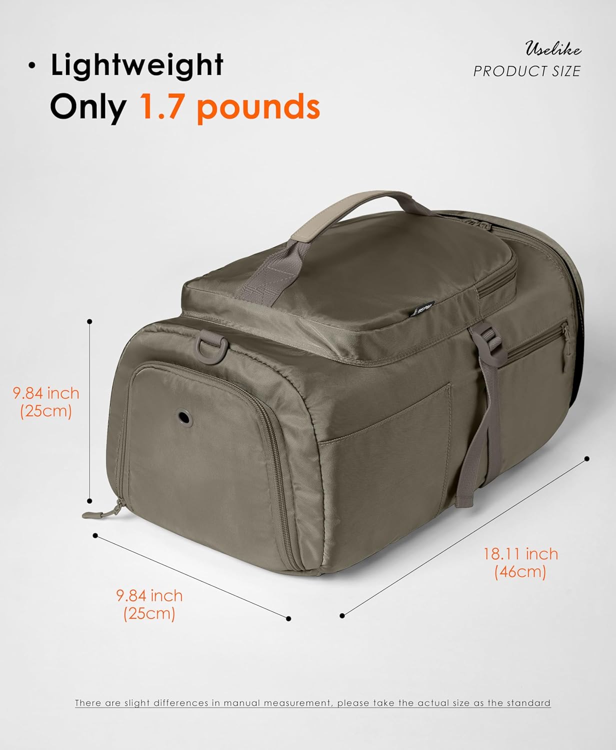 Gym Bag for Women Workout Gym Backpack with Shoe Compartment Sports Duffel Bag Multiple Pockets 30L (Grey Sage)